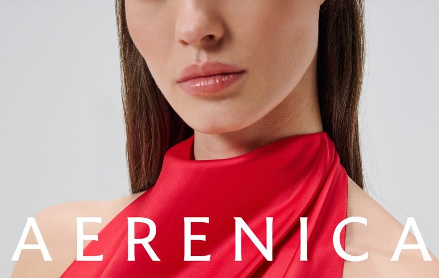 Schermata dal sito web di Aerenica