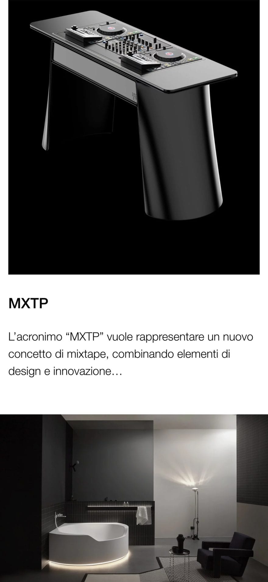 Schermata dal sito web di Carlo Colombo