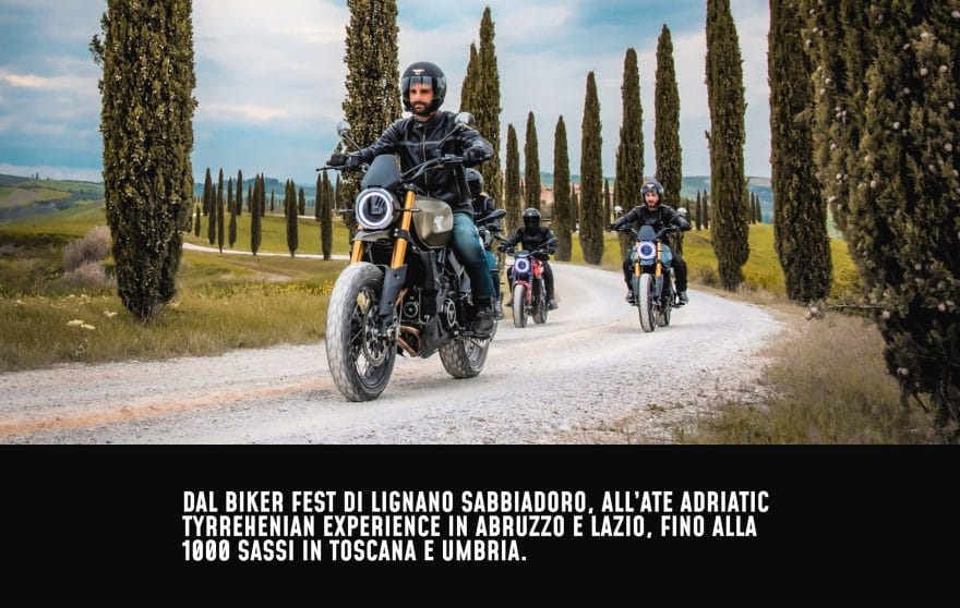 Schermata dal sito web di Moto Morini
