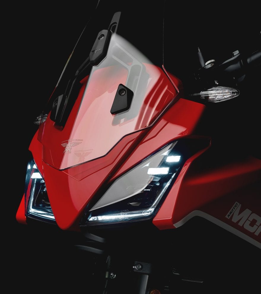 Schermata dal sito web di Moto Morini