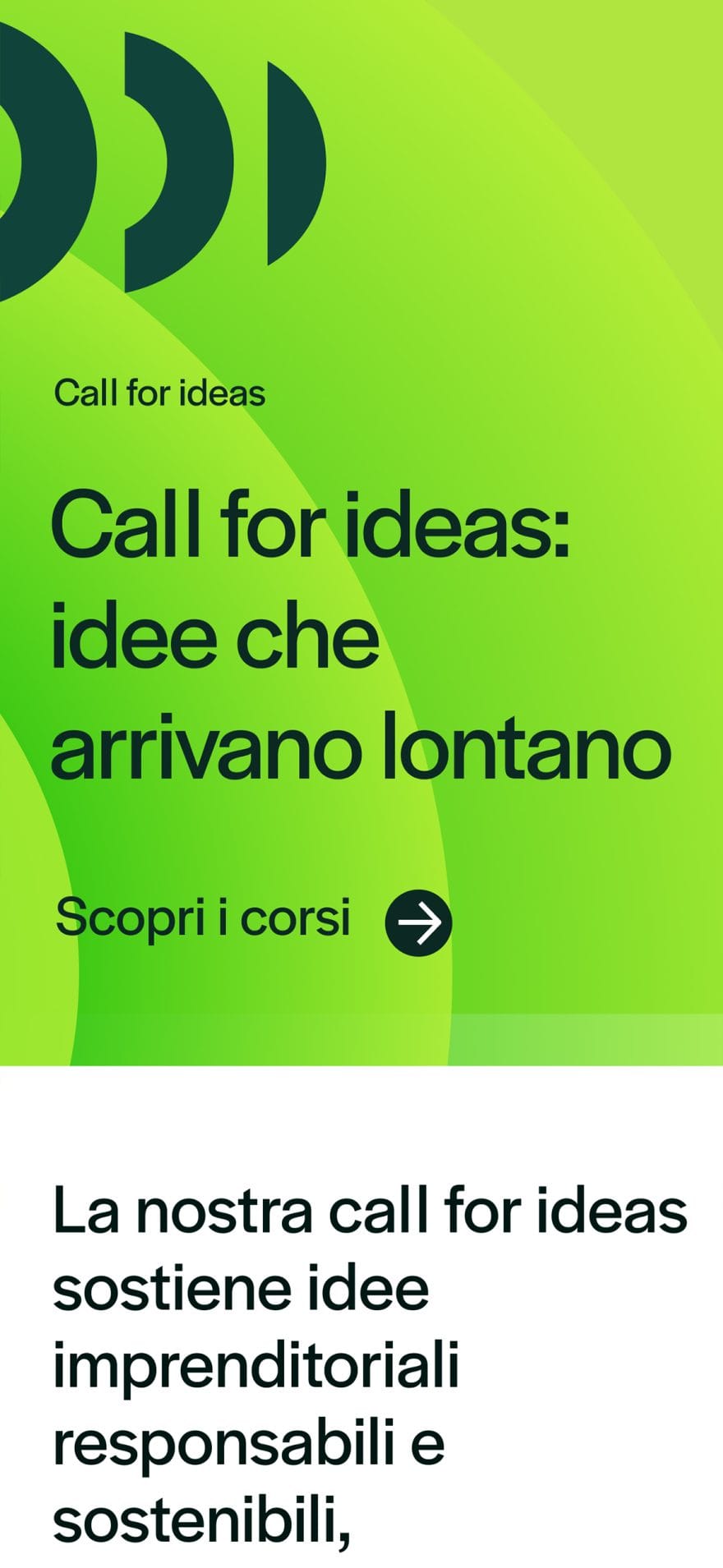 Schermata dal sito web di Sisal GoBeyond