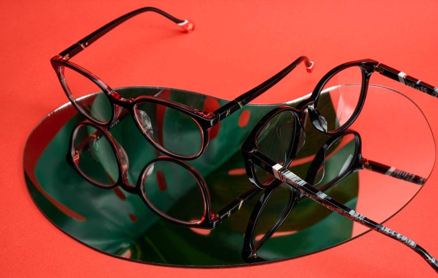 Schermata dal sito web di Yalea Eyewear