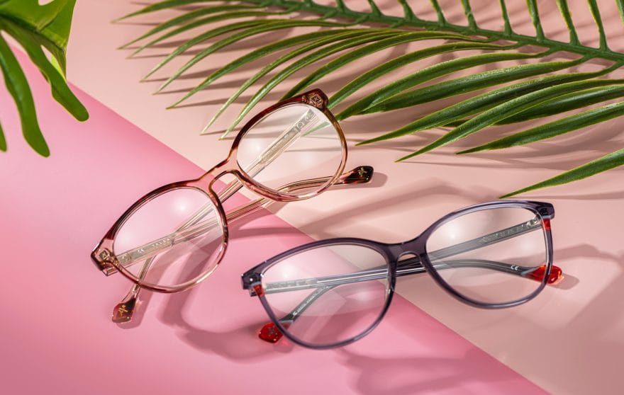 Schermata dal sito web di Yalea Eyewear