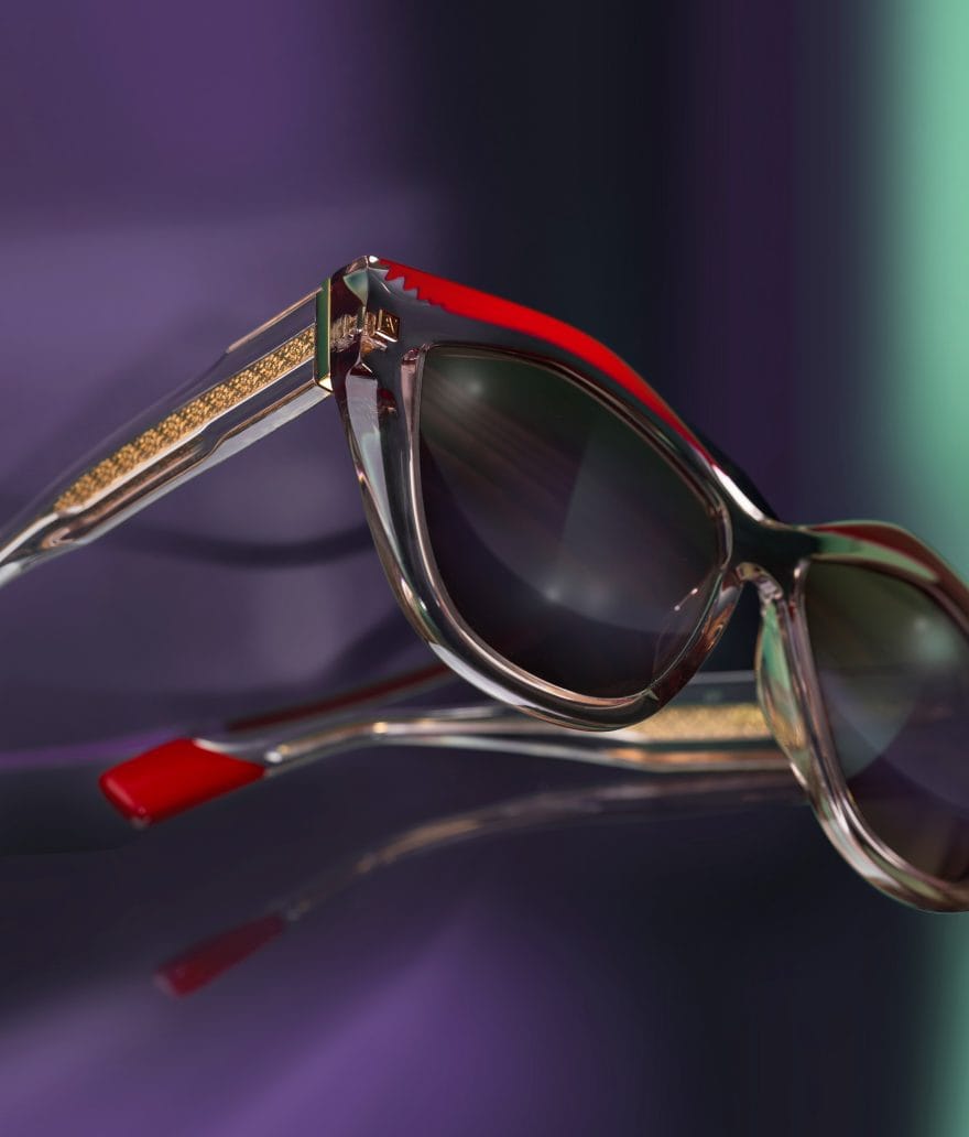 Schermata dal sito web di Yalea Eyewear